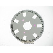 Disco giorni spagnolo bianco Rolex calibro 1555 - 1556 ref. B8017-102 nuovo